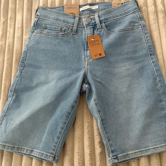 Levi's Light Blue Jean Shorts for Men - Picture 1 of 4